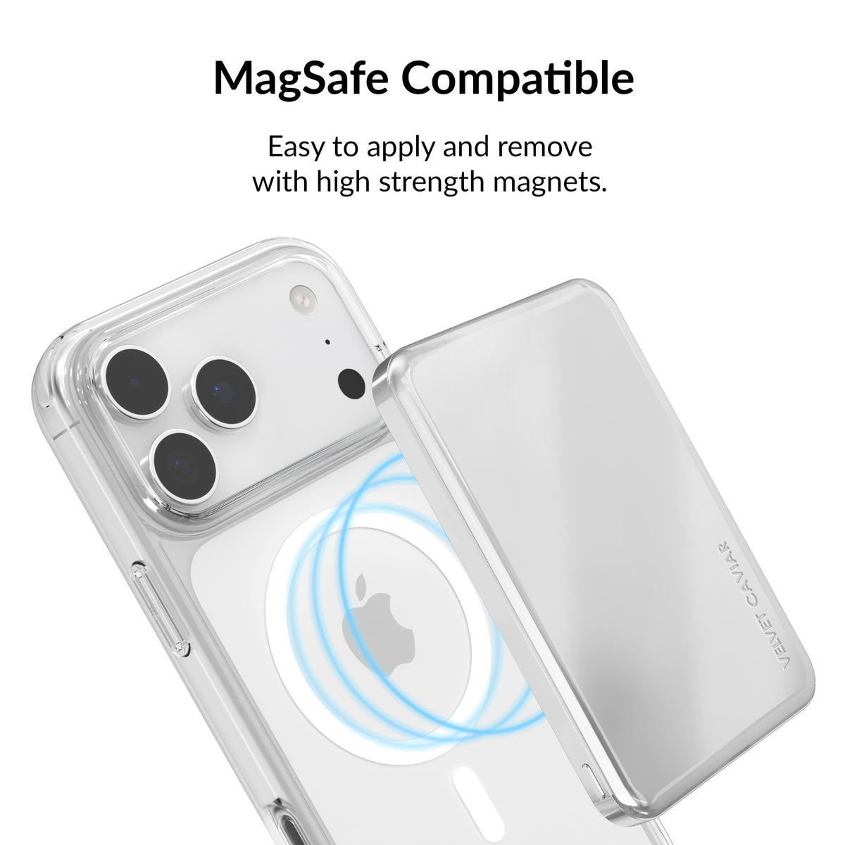 Silver Chrome Slim Portable MagSafe Charger Power Pack - Image 3