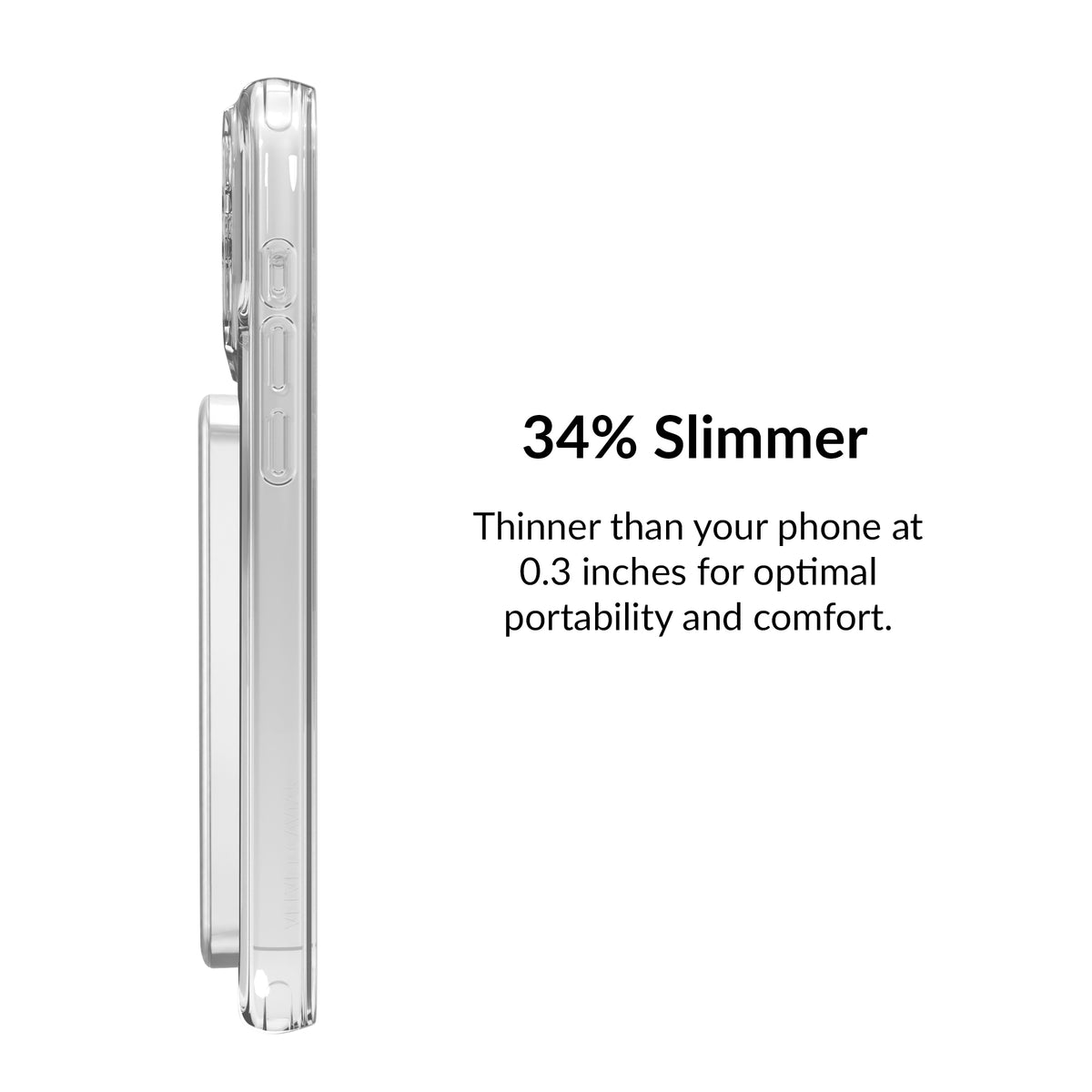 Silver Chrome Slim Portable MagSafe Charger Power Pack - Image 6