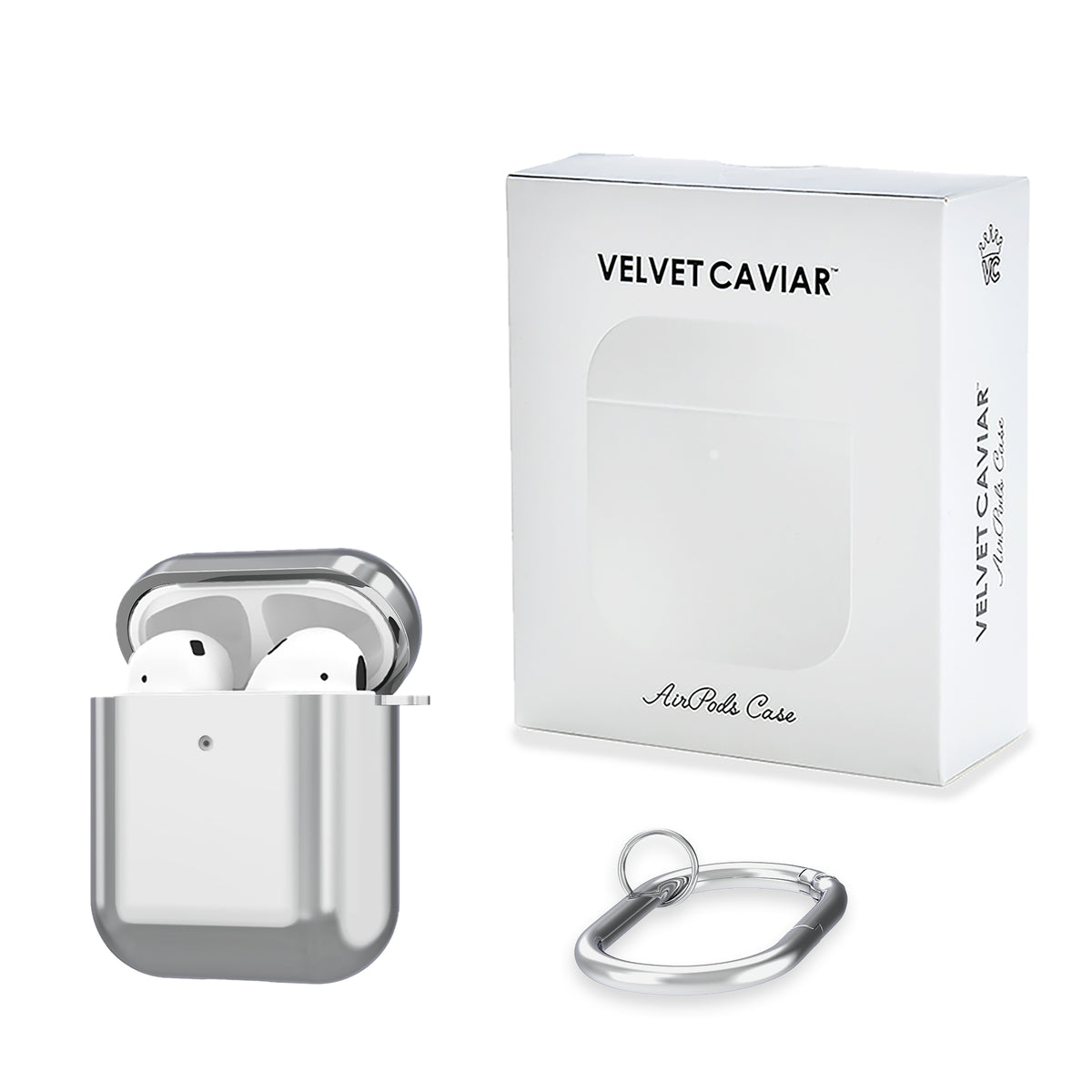 Silver Chrome AirPod Case - Image 5