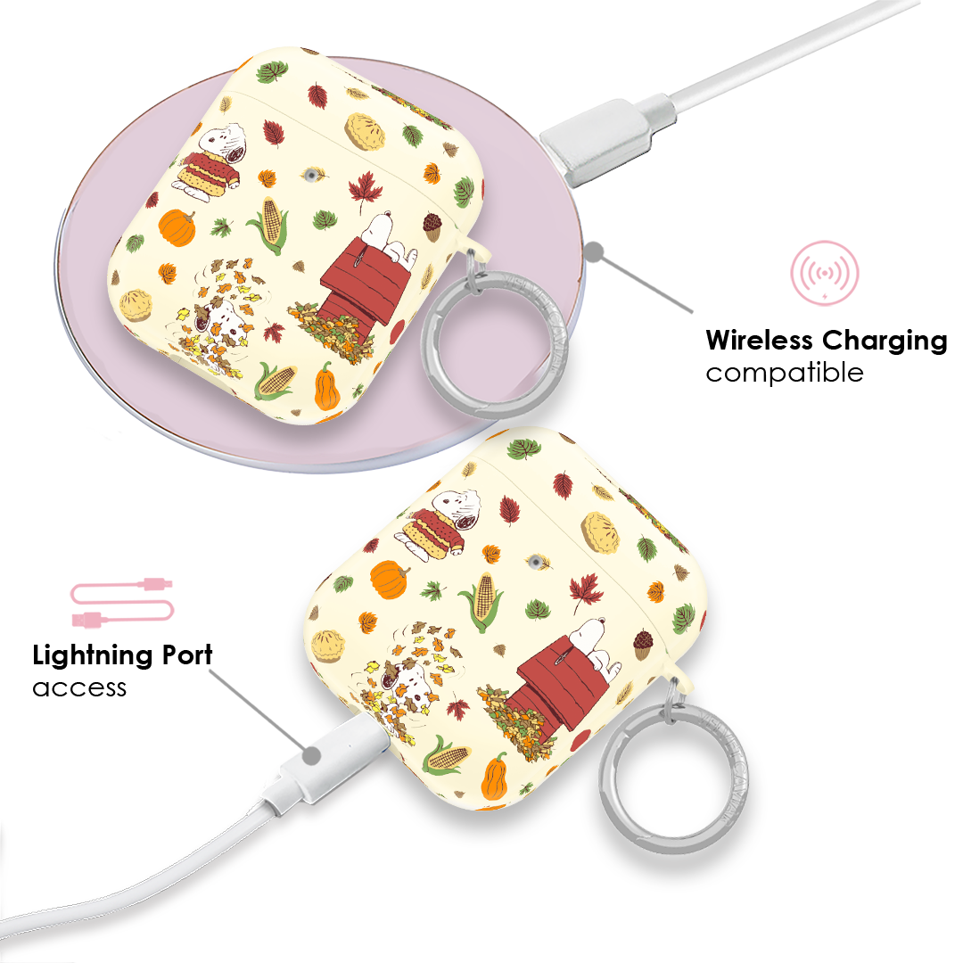 Snoopy Autumn Leaves AirPod Case - Image 4