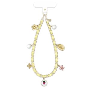 Spring Dreams Leather Chain Phone Charm