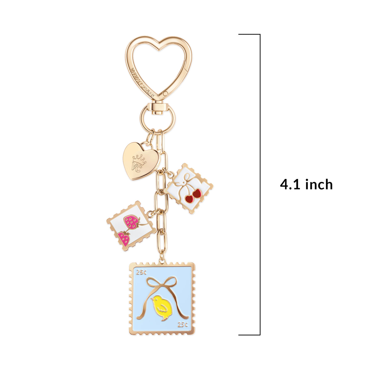 Spring Whimsy Stamps Bag Charm - Image 4