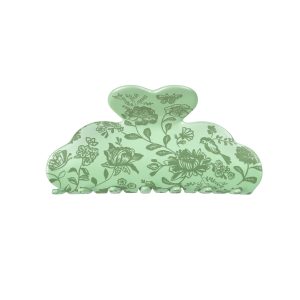 Storybook Sage Floral Hair Clip