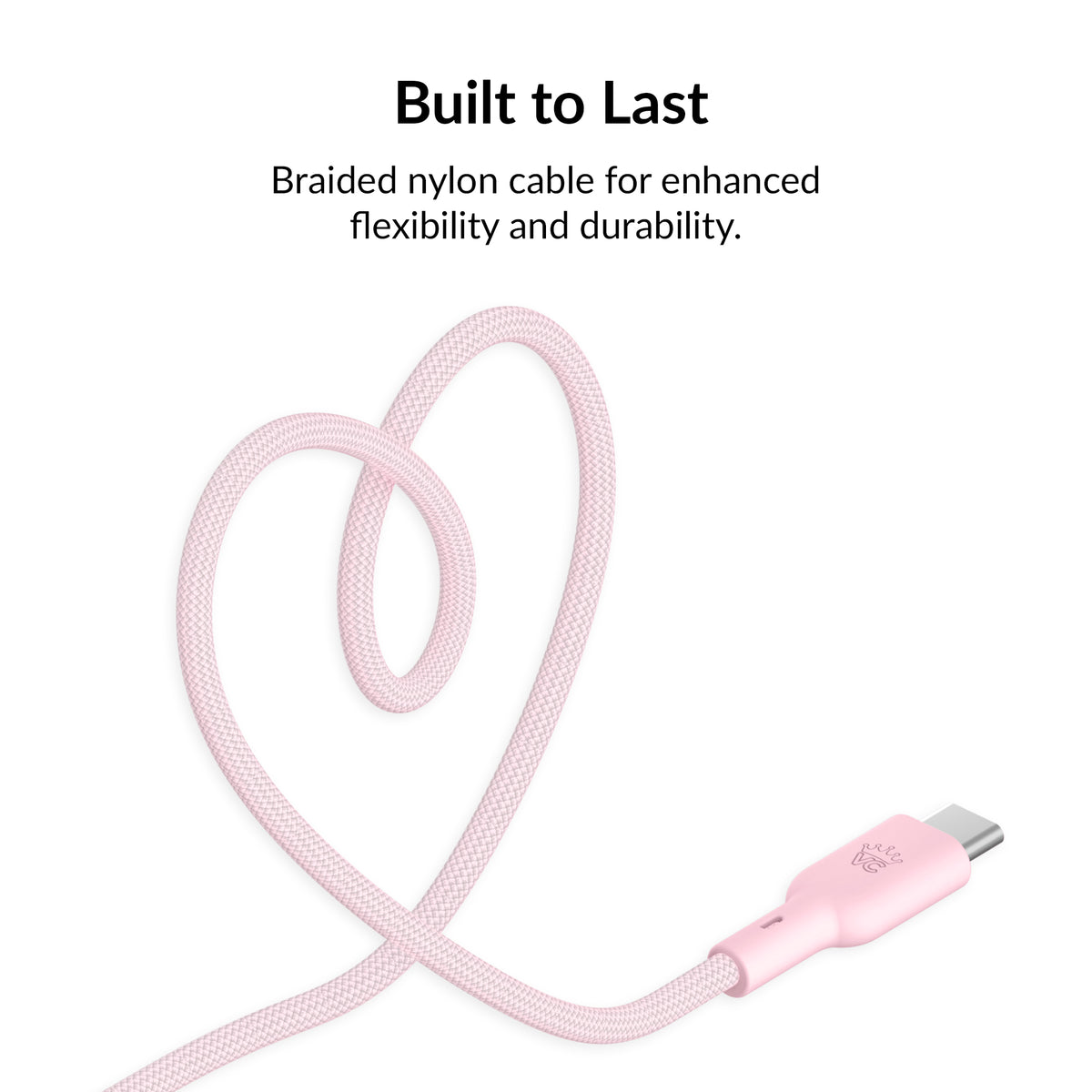 Strawberry Milk Fast Charging Cable, 6ft USB-C - Image 6