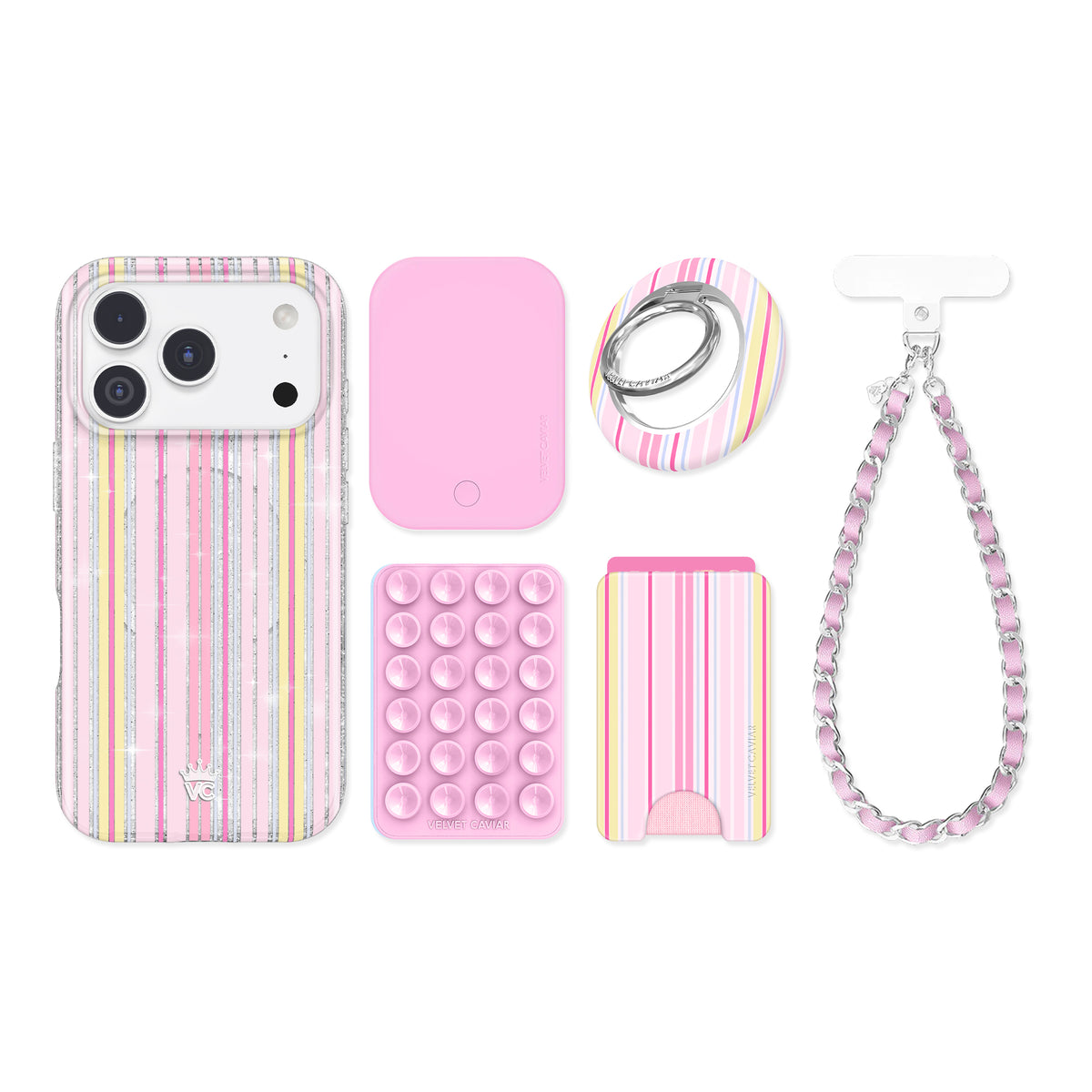 Sunkissed Stripes Glitter iPhone Bundle Set - Image 8