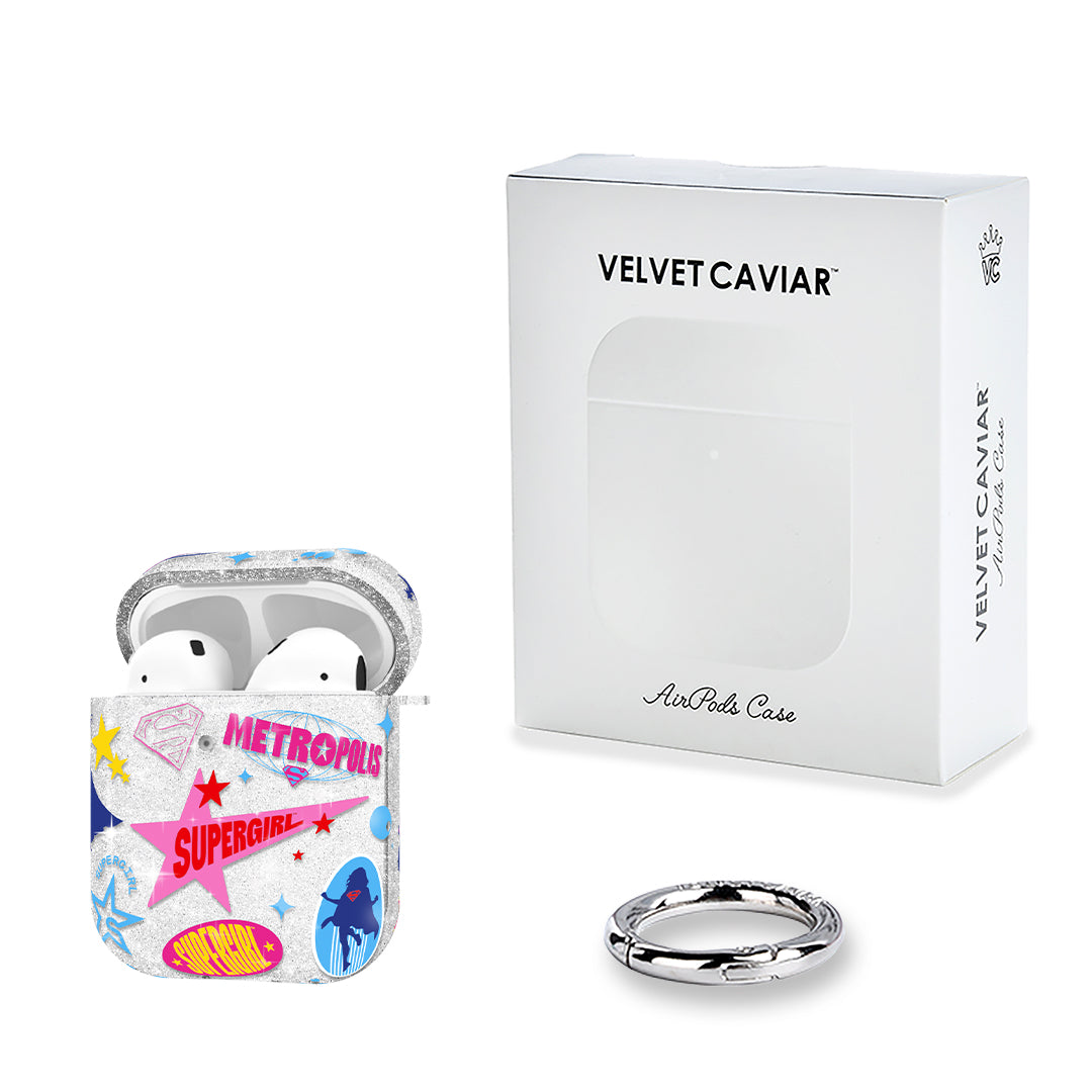 Supergirl Krypto Glitter AirPod Case - Image 5