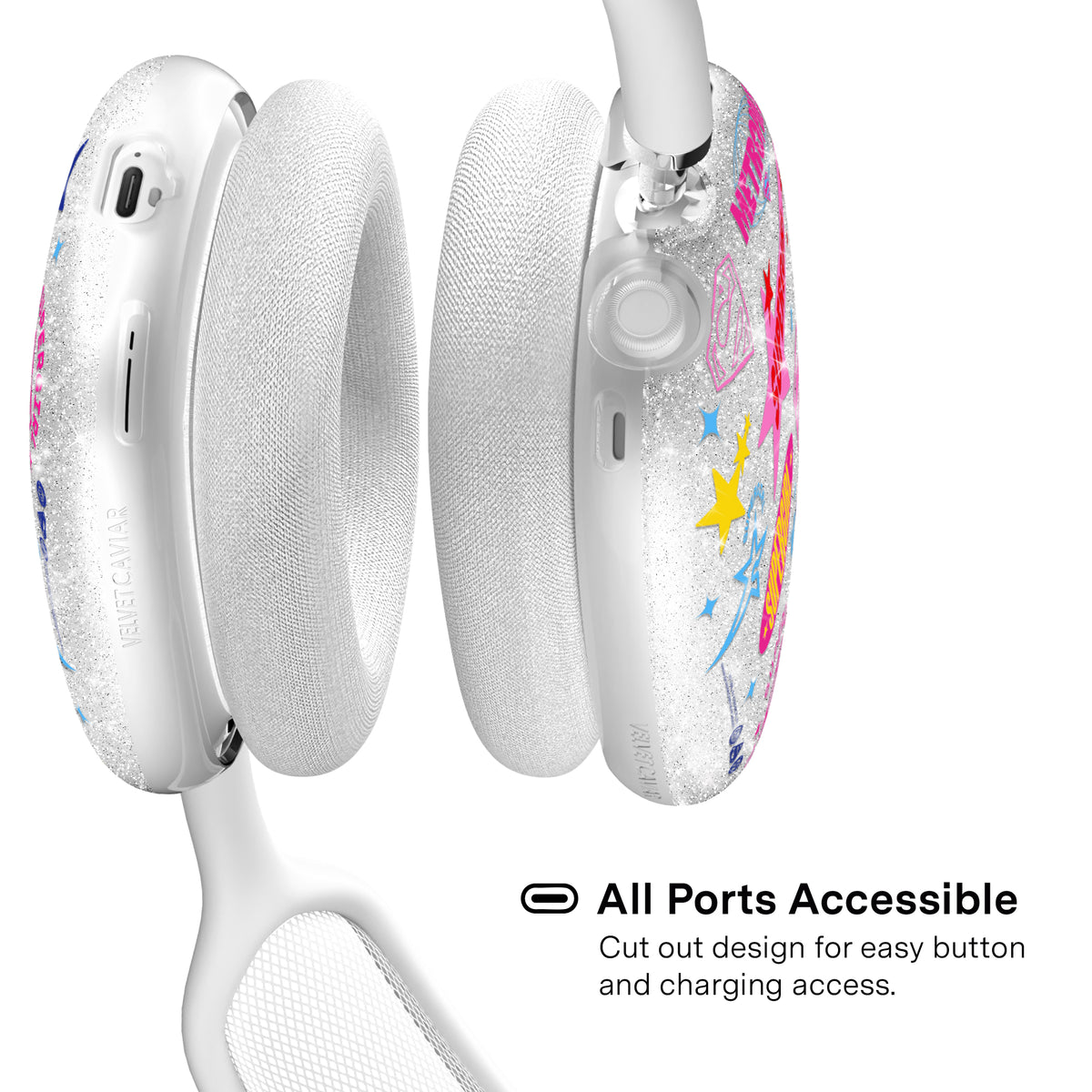 Supergirl Krypto Glitter AirPod Max Case - Image 4