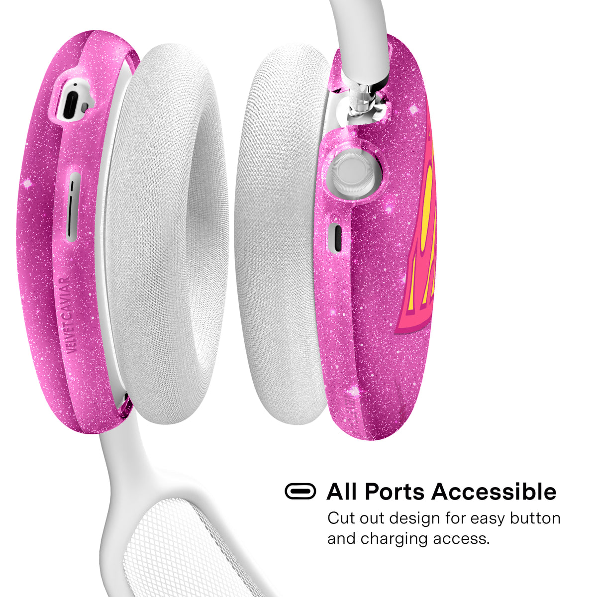 Supergirl Stardust Glitter AirPod Max Case - Image 4