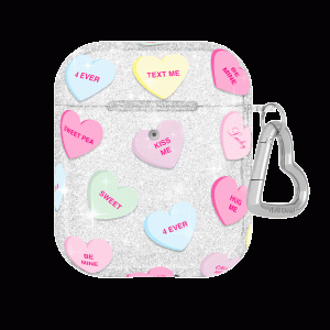 Sweet Hearts Glitter AirPod Case
