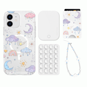Sweet Dreams Frosted iPhone Bundle Set - Wallet