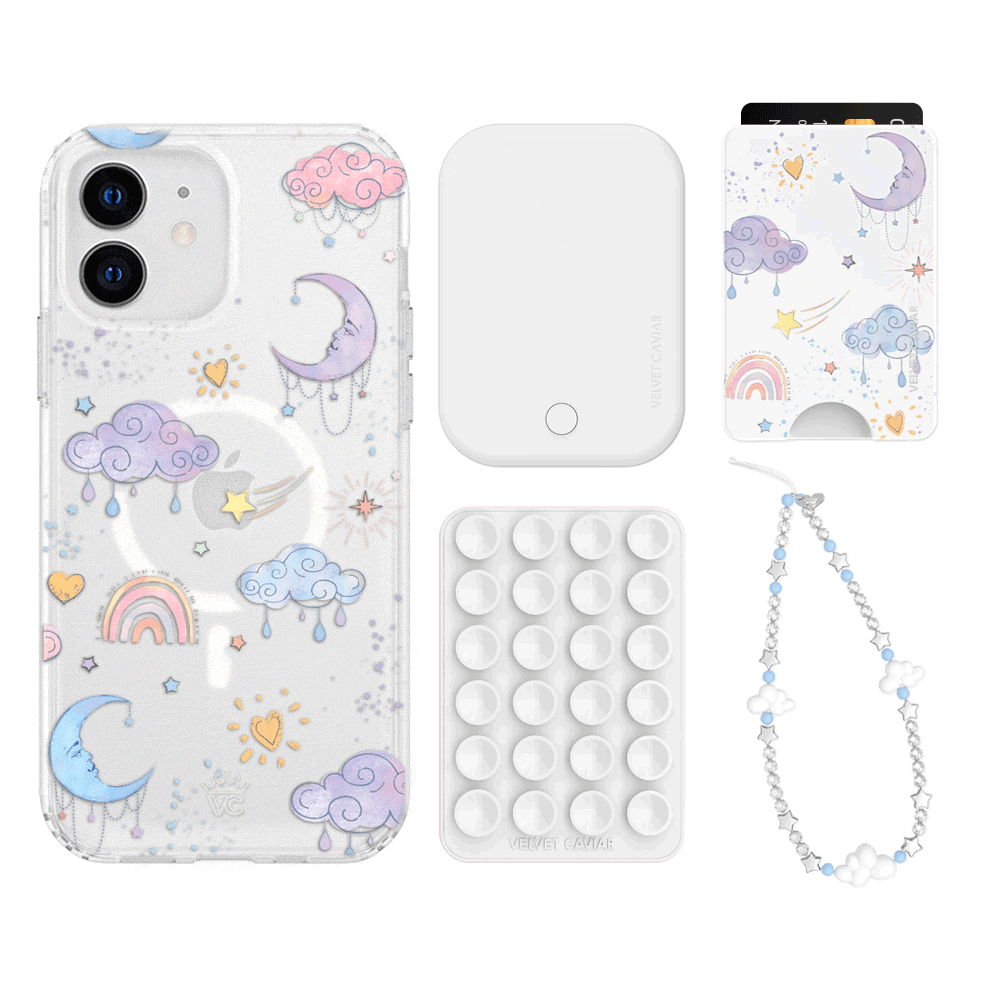 Sweet Dreams Frosted iPhone Bundle Set - Wallet