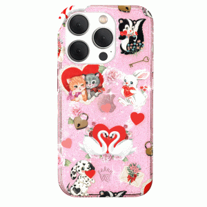 Love Letter Glitter iPhone Case
