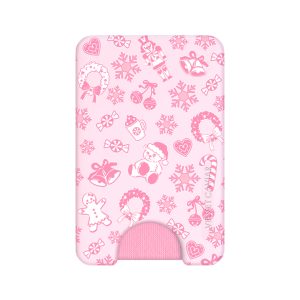 Pink Christmas MagSafe Wallet
