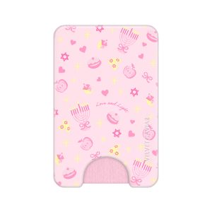Pink Hanukkah MagSafe Wallet