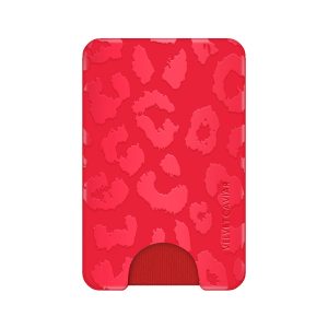 Red Leopard MagSafe Wallet