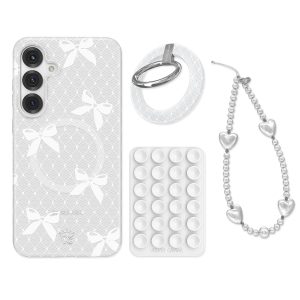 Vintage Lace Bows Samsung Bundle Set