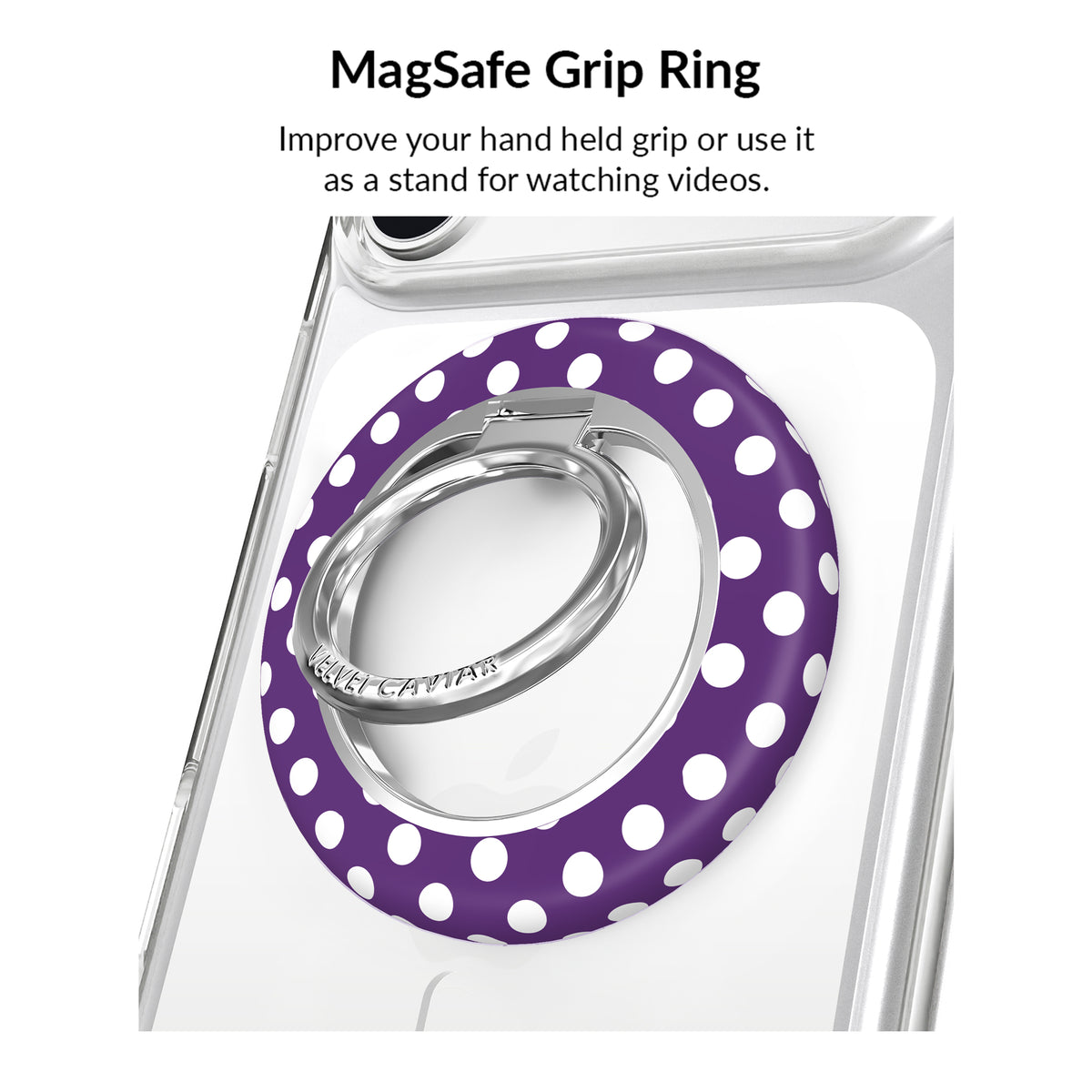 Violet Glow Polka Dot iPhone Bundle Set - Image 3