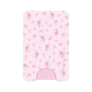 Dainty Pink Floral MagSafe Wallet