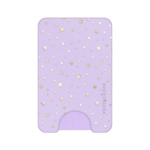 Lilac Celestial Stars MagSafe Wallet