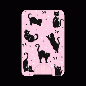 Lucky Kittens Glitter MagSafe Wallet