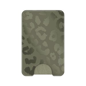 Olive Leopard MagSafe Wallet