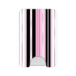 Pretty Punk Stripes Glitter MagSafe Wallet