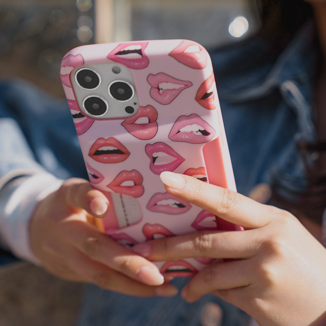 Nude Lips iPhone Wallet Case - Image 2