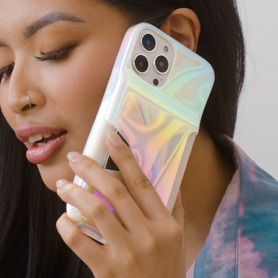 White Opal Iphone Wallet Case - Image 2