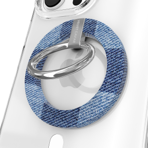 Denim Vibe Checkered MagSafe Grip Ring