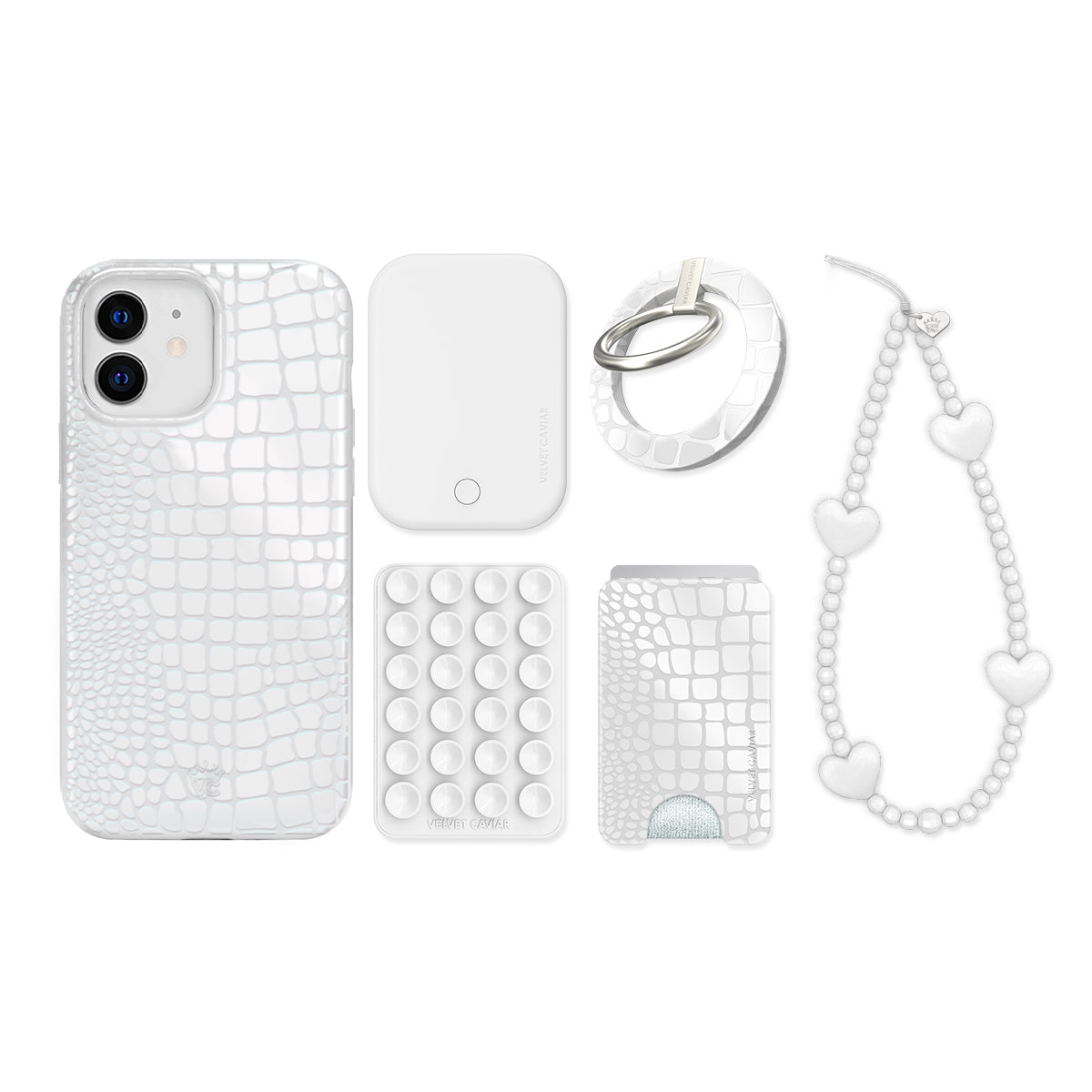 White Croc iPhone Bundle Set - Image 4