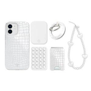 White Croc iPhone Bundle Set