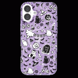 Witchy Lilac Glitter iPhone Case