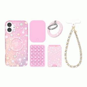 Falling Star Glitter iPhone Bundle Set