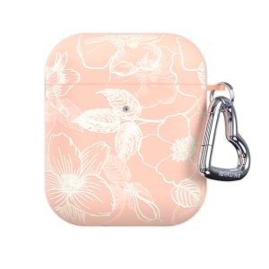 Peach Blossom Floral AirPod Case