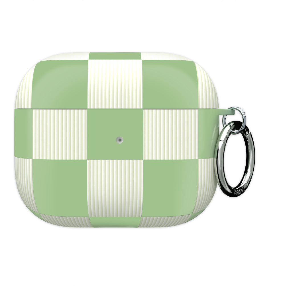Pistachio Vibe Checkered AirPod Case - Image 6