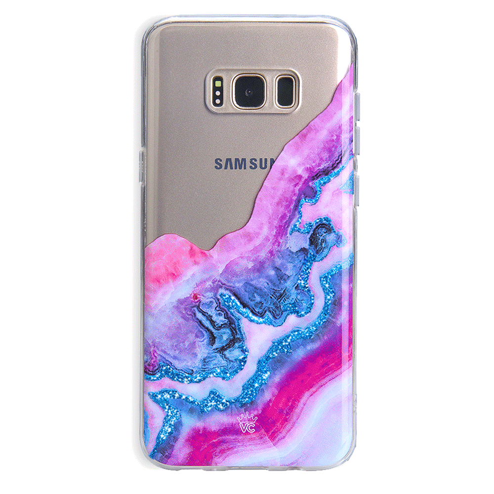 Geode Glitter Clear Samsung Case - Image 8
