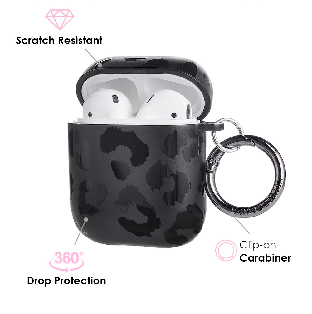 Black Leopard AirPod Case - Image 2