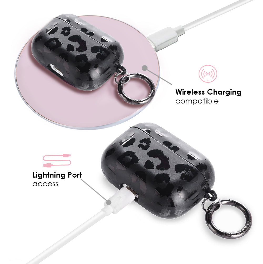 Black Leopard AirPod Case - Image 7