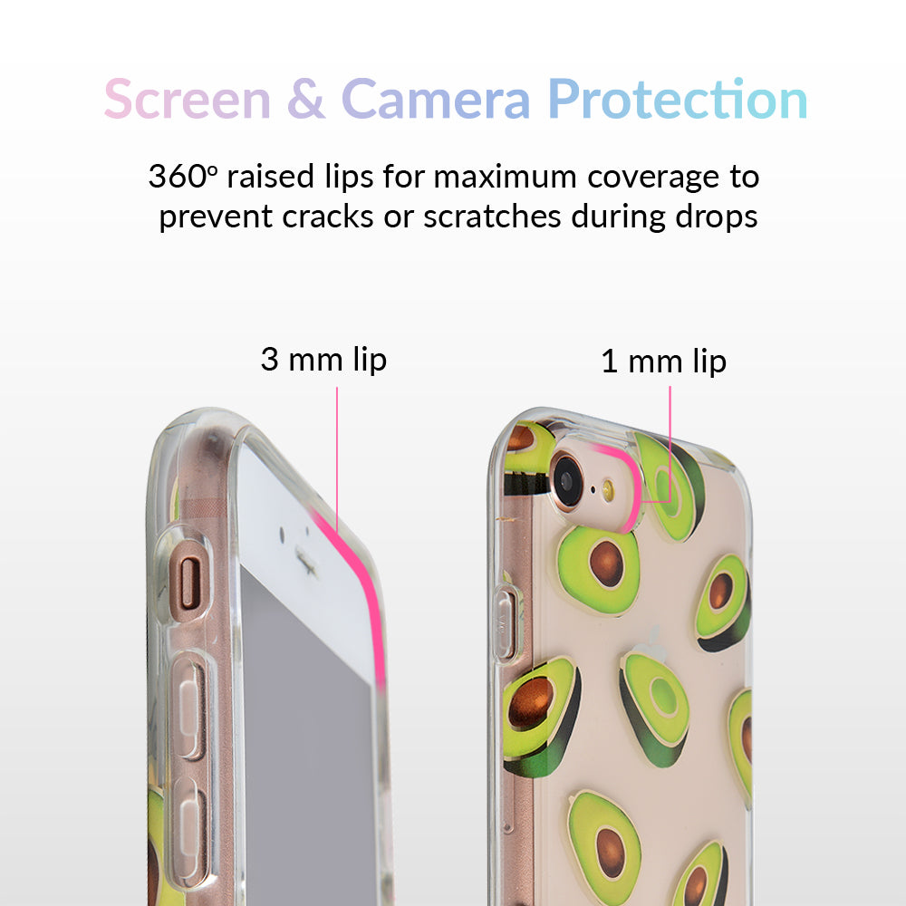 Avocado Clear iPhone Case - Image 3