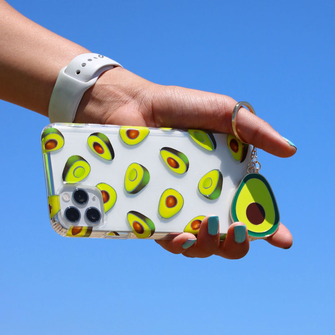 Avocado Clear iPhone Case - Image 2