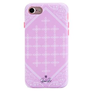 Pink Bandana iPhone Case by Kendall Vertes