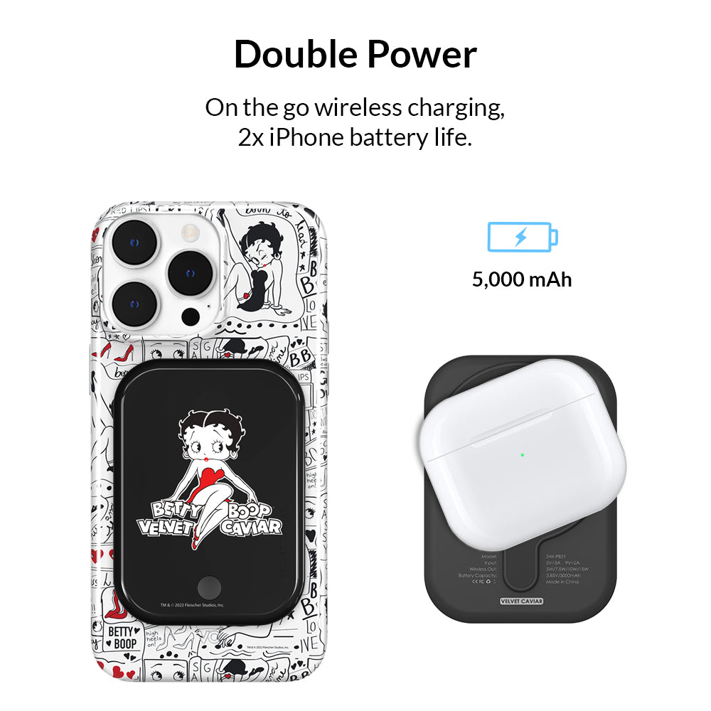 Betty Boop Boop-Oop-a-Doop Portable MagSafe Charger Power Pack - Image 3