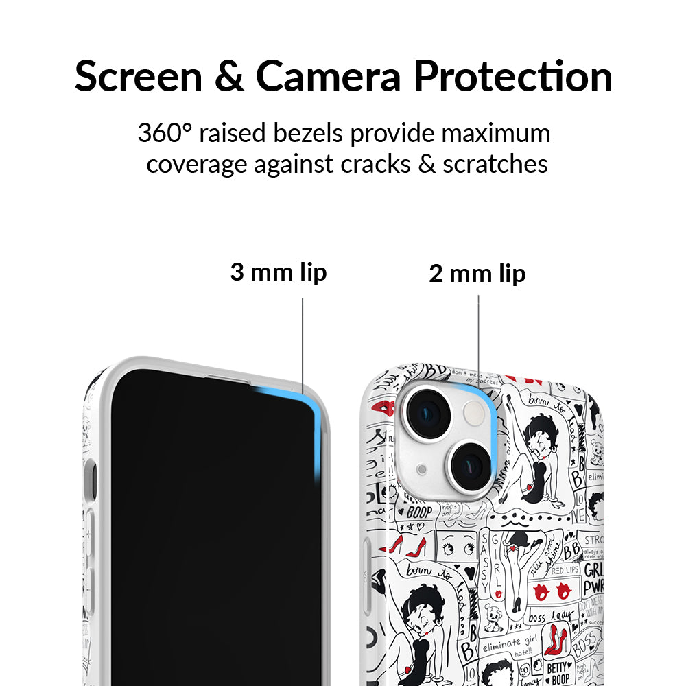 Betty Boop Girl Power iPhone Case - Image 3