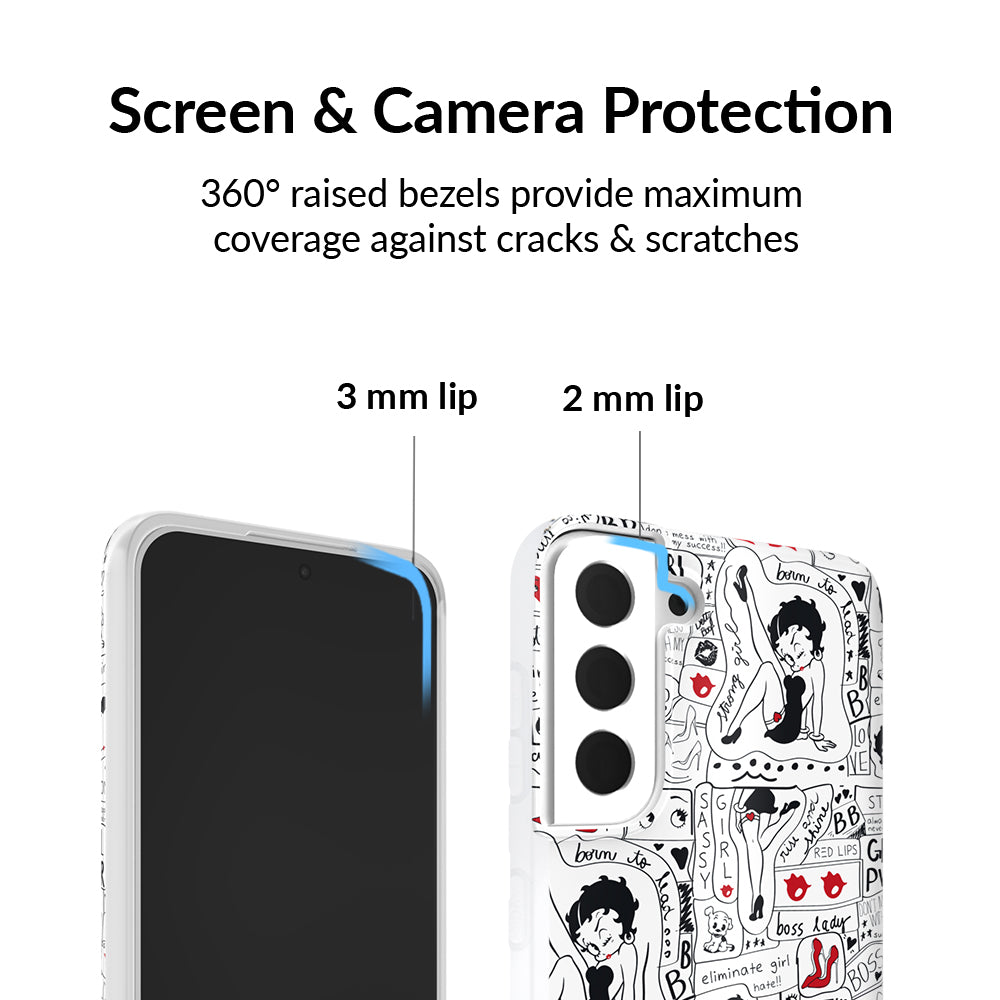 Betty Boop Girl Power Samsung Case - Image 3