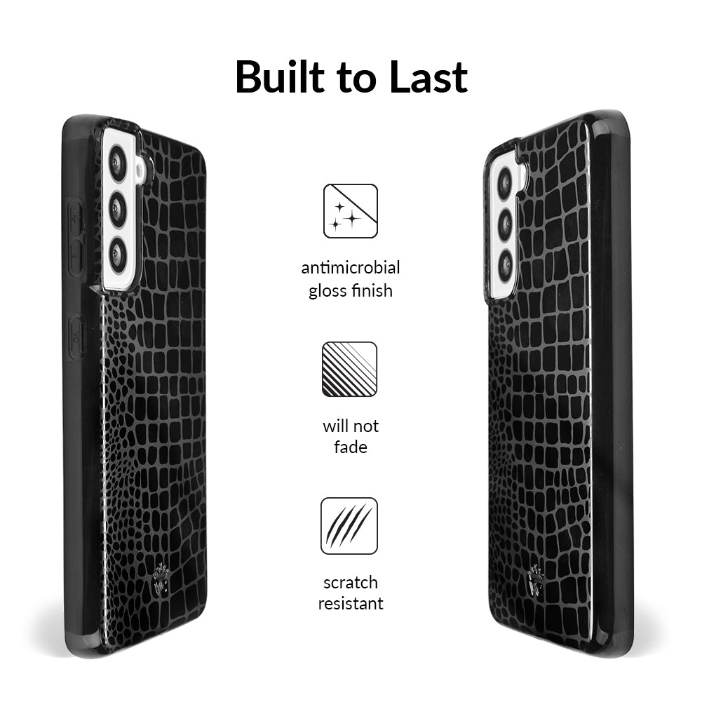 Black Croc Samsung Case - Image 4