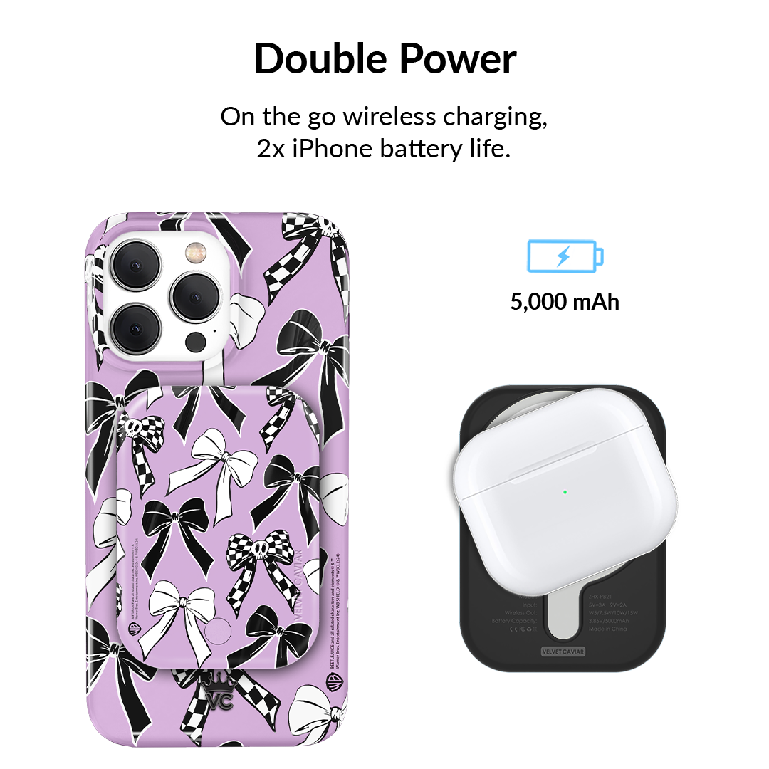 Beetlejuice Bows MagSafe Battery Power Pack - Image 3
