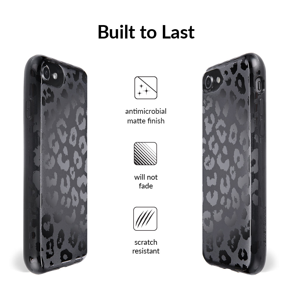 Black Leopard iPhone Case - Image 4