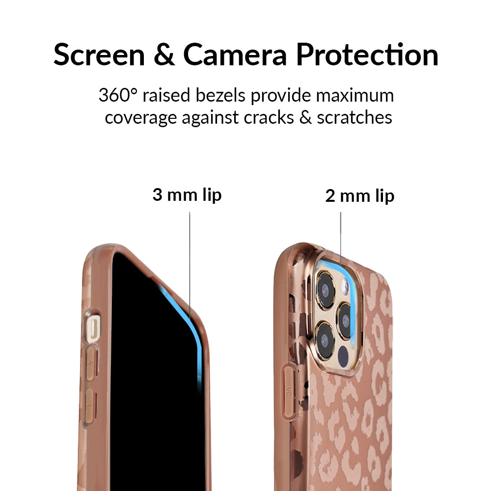 Bronze Chrome Leopard iPhone Case - Image 7