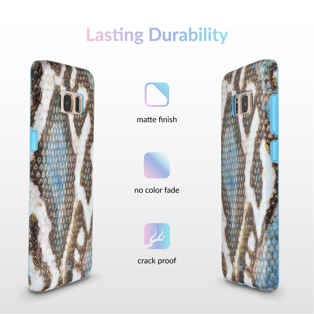 Blue Snakeskin Samsung Galaxy Case - Image 4