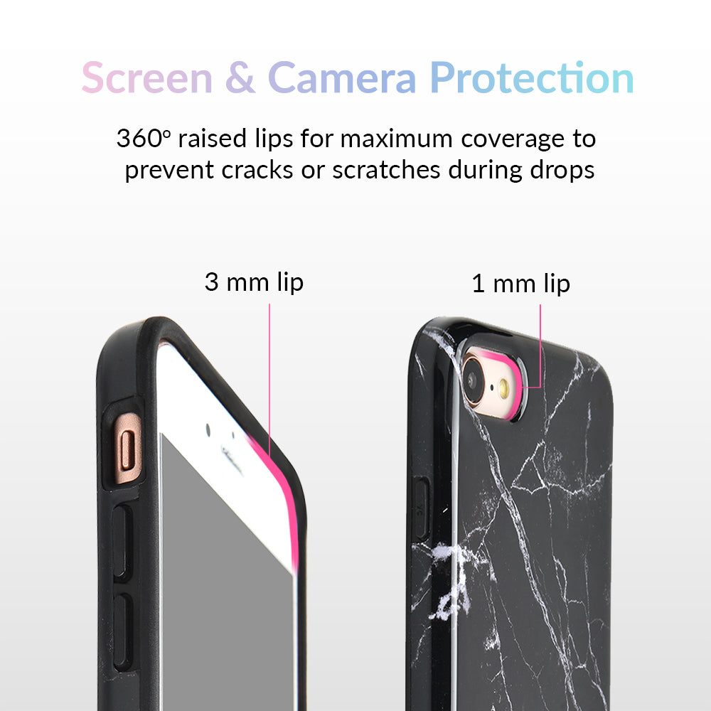 Black Marble iPhone Case - Image 2